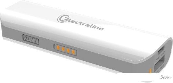 Портативное зарядное устройство Electraline 500331 2600mAh (белый)