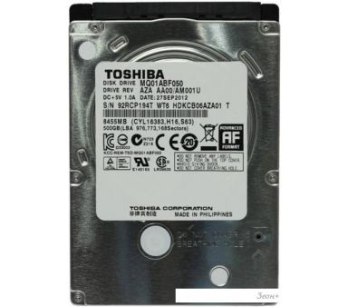   Toshiba MQ01ABF 500GB (MQ01ABF050)