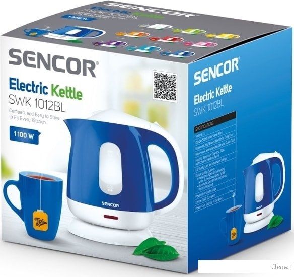 Электрочайник Sencor SWK 1012BL
