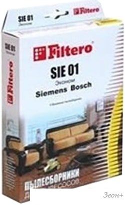 Многоразовый мешок Filtero SIE 01 (4) Эконом