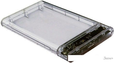 Бокс для жесткого диска AgeStar 3UB2P4 (прозрачный)
