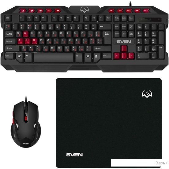Клавиатура + мышь с ковриком SVEN GS-9200