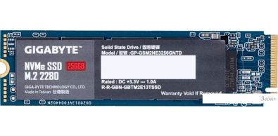 SSD Gigabyte NVMe 256GB GP-GSM2NE3256GNTD
