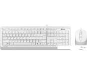 Клавиатура + мышь A4Tech Fstyler F1010 (белый/серый)