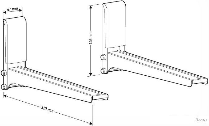 Кронштейн Holder MWS-2005 (металлик)