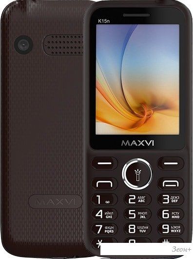 Мобильный телефон Maxvi K15n (коричневый)