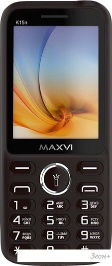 Мобильный телефон Maxvi K15n (коричневый)