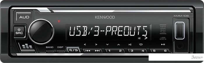 USB-магнитола Kenwood KMM-106