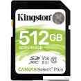 Карта памяти Kingston Canvas Select Plus SDXC 512GB