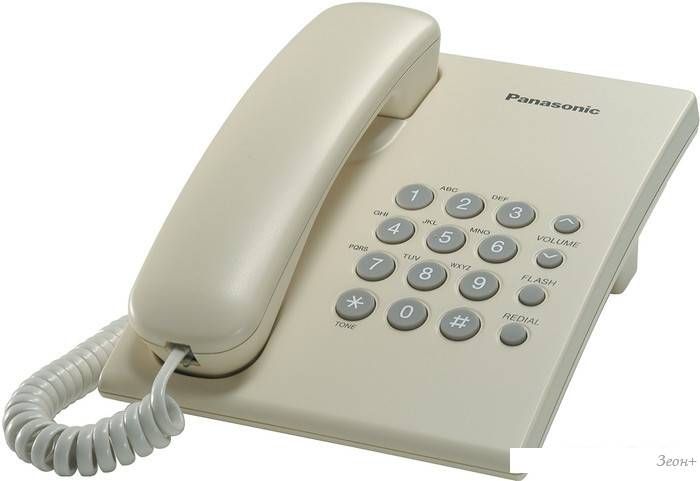 Проводной телефон Panasonic KX-TS2350RUB (черный)