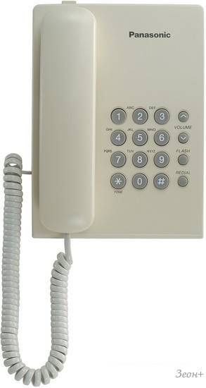Проводной телефон Panasonic KX-TS2350RUB (черный)