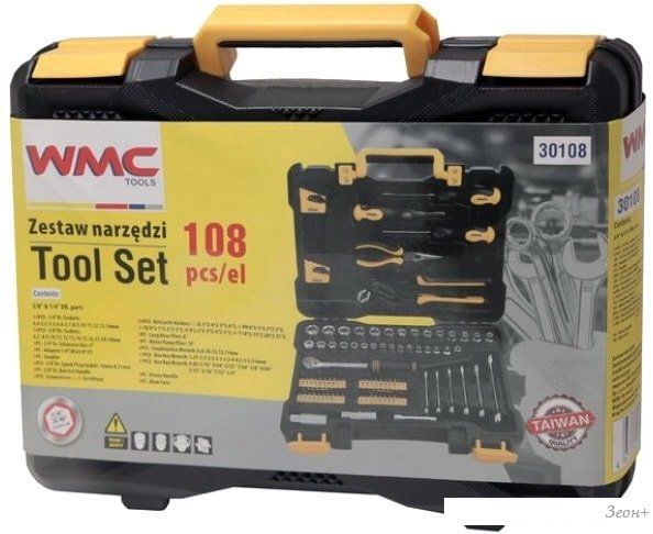 Универсальный набор инструментов WMC Tools 30108 (108 предметов)