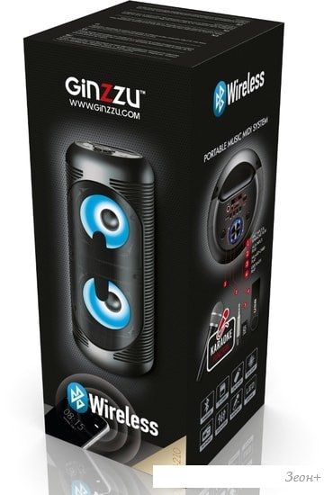Колонка для вечеринок Ginzzu GM-210