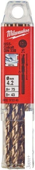 Набор оснастки Milwaukee 4932373340 (10 предметов)