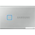 Внешний накопитель Samsung T7 Touch 500GB (серебристый)