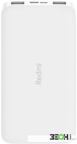 Портативное зарядное устройство Xiaomi Redmi Power Bank 10000mAh (белый, китайская версия)
