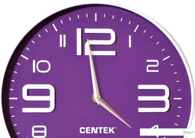 Настенные часы CENTEK СТ-7101 (фиолетовый)