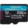 Карта памяти Kingston Canvas Go! Plus microSDXC 256GB [SDCG3/256GBSP]