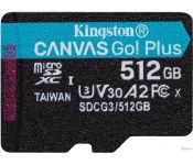   Kingston Canvas Go! Plus microSDXC 512GB [SDCG3/512GBSP]