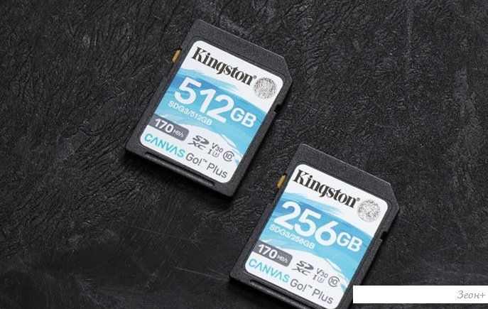Карта памяти Kingston Canvas Go! Plus SDXC 512GB