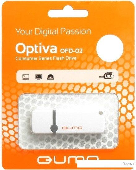USB Flash QUMO Optiva 02 64Gb White