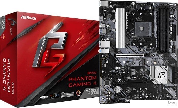 Материнская плата ASRock B550 Phantom Gaming 4