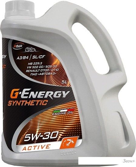 Моторное масло G-Energy Synthetic Active 5W-30 5л