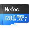 Карта памяти Netac P500 Standard 128GB NT02P500STN-128G-R + адаптер