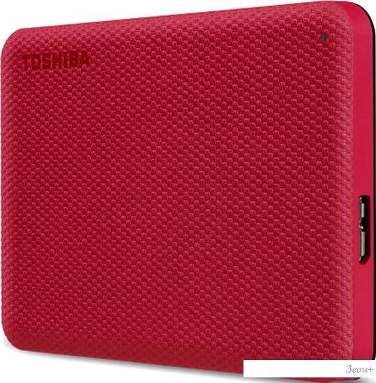 Внешний накопитель Toshiba Canvio Advance 1TB HDTCA10ER3AA (красный)