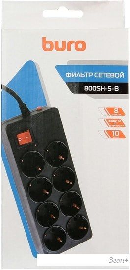 Сетевой фильтр Buro 800SH-5-B