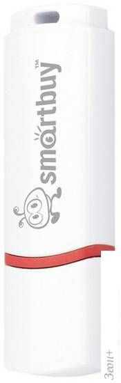 USB Flash Smart Buy Crown 8Gb White (SB8GBCRW-W)