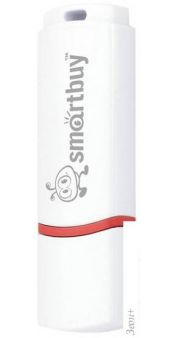 USB Flash Smart Buy Crown 8Gb White (SB8GBCRW-W)