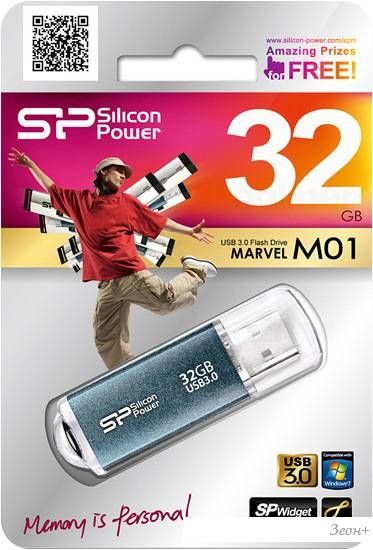 USB Flash Silicon-Power Marvel M01 8GB (SP008GBUF3M01V1B)