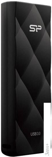 USB Flash Silicon-Power Blaze B20 Black 16GB (SP016GBUF3B20V1K)