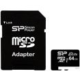 Карта памяти Silicon-Power microSDXC Elite UHS-1 (Class 10) 64 GB (SP064GBSTXBU1V10-SP)