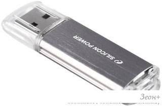 USB Flash Silicon-Power Ultima II I-Series Silver 16 Гб (SP016GBUF2M01V1S)