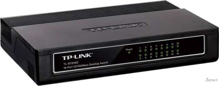 Коммутатор TP-Link TL-SF1016D