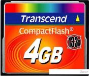   Transcend 133x CompactFlash 4  (TS4GCF133)