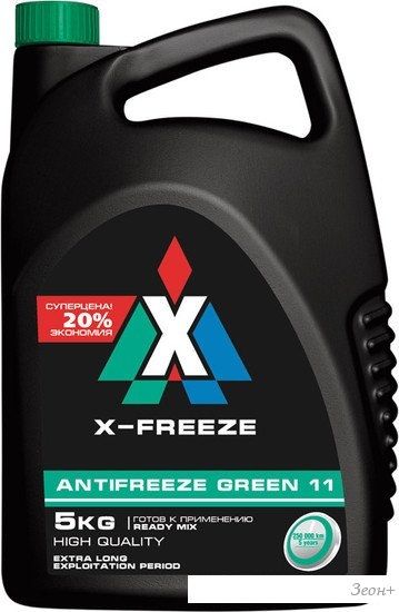 Охлаждающая жидкость Тосол-Синтез Classic X-Freeze G11 green 5л