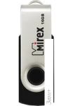 USB Flash Mirex SWIVEL RUBBER BLACK 16GB (13600-FMURUS16)