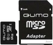   QUMO microSDXC UHS-1 64GB +  (QM64GMICSDXC10U1)
