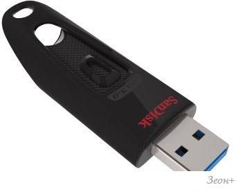 USB Flash SanDisk Ultra USB 3.0 Black 64GB (SDCZ48-064G-U46)
