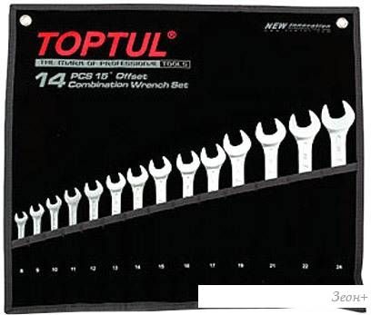 Набор ключей Toptul GPAB1402 14 предметов