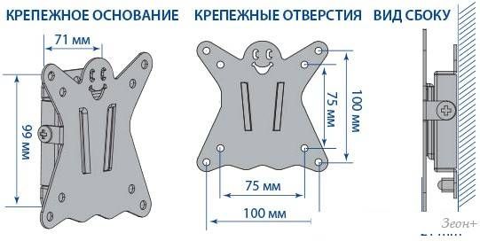 Кронштейн Kromax CASPER-100