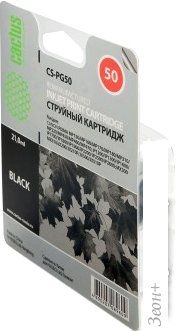 Картридж CACTUS CS-PG50 (аналог Canon PG-50 Black)