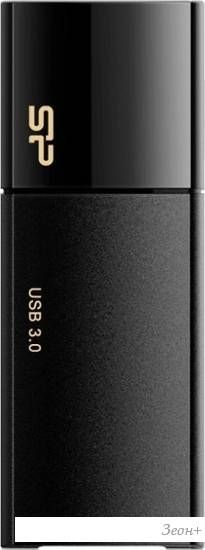 USB Flash Silicon-Power Blaze B05 Black 32GB (SP032GBUF3B05V1K)