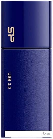 USB Flash Silicon-Power Blaze B05 Blue 64GB (SP064GBUF3B05V1D)
