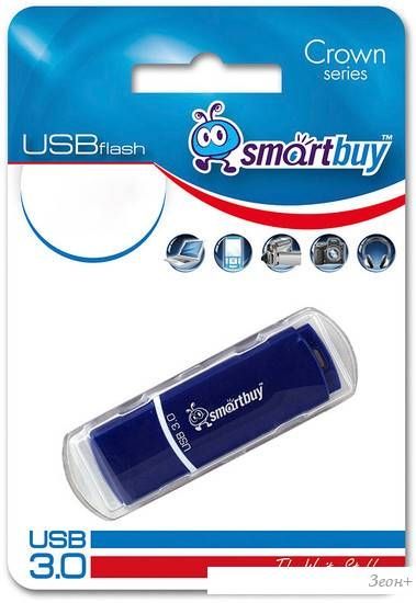 USB Flash Smart Buy Crown Blue 16GB (SB16GBCRW-Bl)