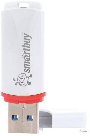 USB Flash Smart Buy Crown White 16GB (SB16GBCRW-W)