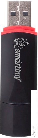 USB Flash Smart Buy Crown Black 4GB (SB4GBCRW-K)